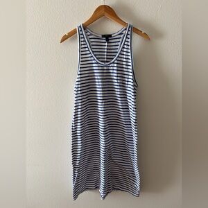J. Crew Blue and White Striped Tank